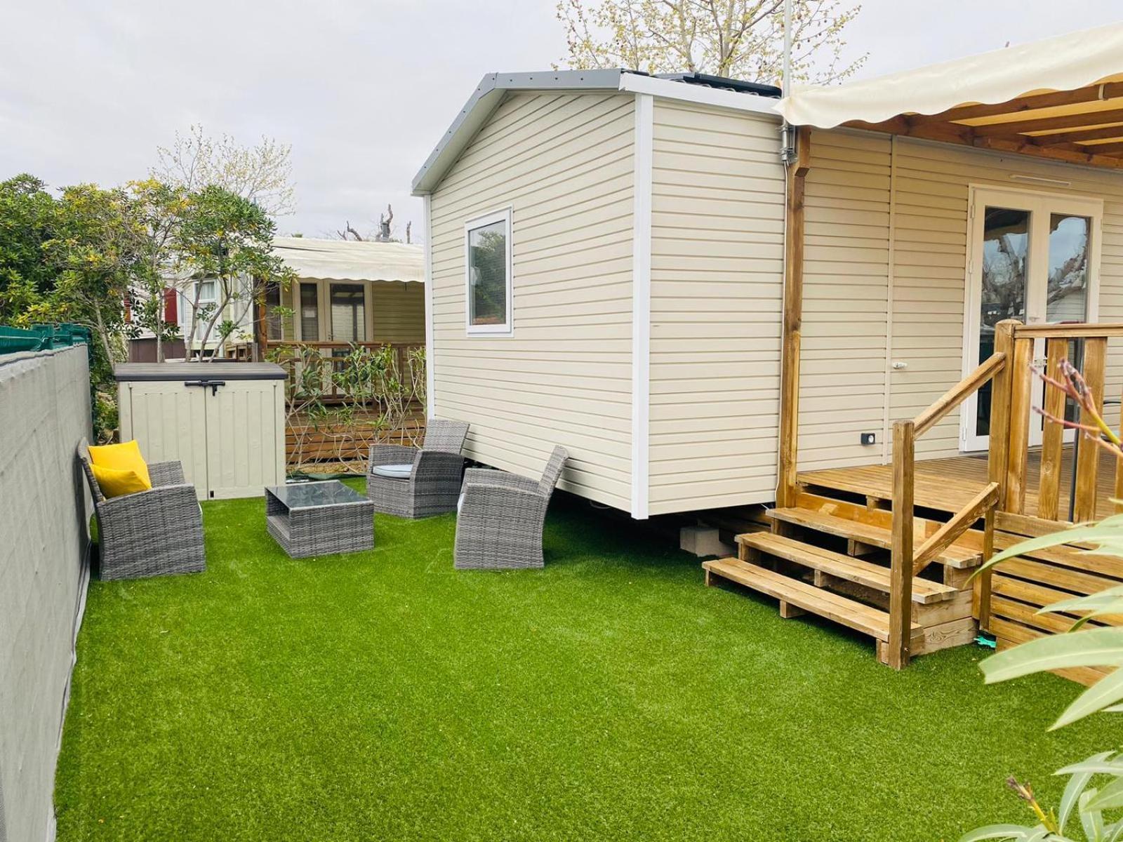 Mobil Home Familial Neuf De 2024 Pour 8 Personnes วัลราส์-ปลาจ ภายนอก รูปภาพ